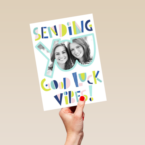 sending you good luck vibes met foto