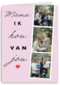 moederdag fotokaart hip mama ik hou van jou