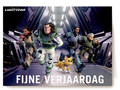 verjaardag kaart buzz lightyear
