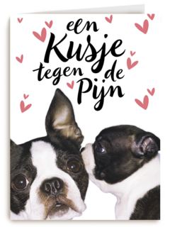 een kusje tegen de pijn