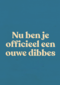 verjaardag kaart man ouwe dibbes