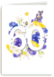 Verjaardagskaart vrouw 60 jaar met bloemen