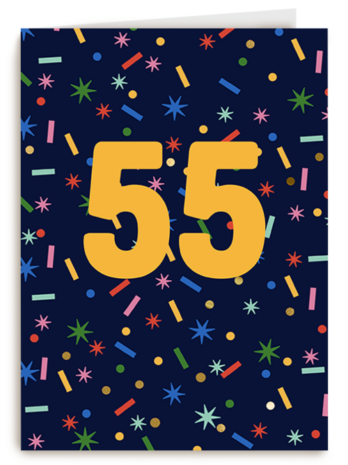 Verjaardagskaart Hallmark | Verjaardag Cijfers Confetti