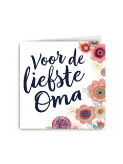 leuke vrolijke bloemen voor de allerliefste oma van de wereld