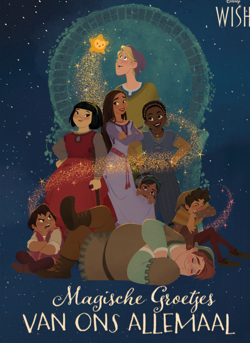 Disney wish magische groetjes verjaardag