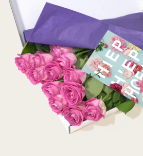 Brievenbusbloemen Roze Rozen