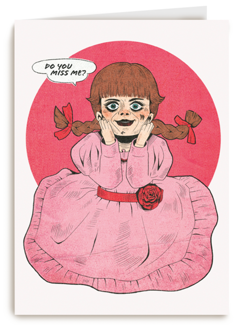 Kaart Hallmark | Vriendschap Liefde Valentijn | Do You Miss Me Annabelle