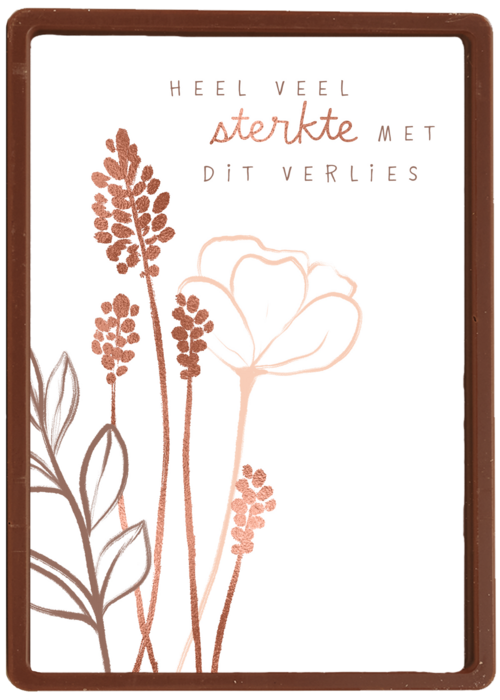 Kaart Hallmark | Condoleance Kaarten | Condoleancekaart Heel Veel Sterkte Met Dit Verlies