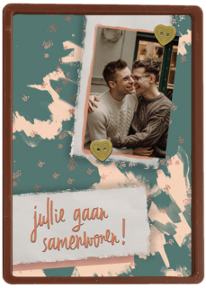 samenwonen fotokaart jullie gaan samenwonen