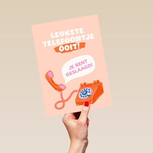 Leukste telefoontje ooit je bent geslaagd