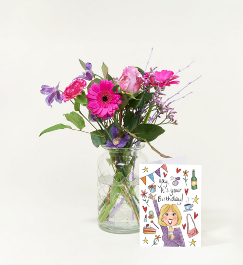 Brievenbusbloemen Sweet Purple