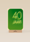 verjaardagskaart 40 jaar groen