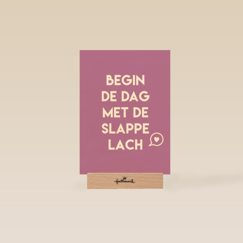 sporta op kamp kaart begin de dag met de slappe lach