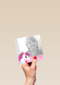 unicorn fotokaart meisje
