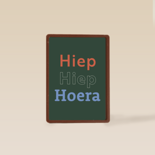 Hiep Hiep Hoera Groen