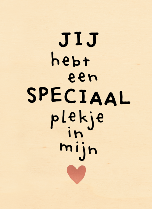 Houten Kaart Vriendschap Liefde Moederdag Valentijn | Houten Kaart Hallmark | Vriendschap Liefde Moederdag Valentijn | Jij Hebt Een