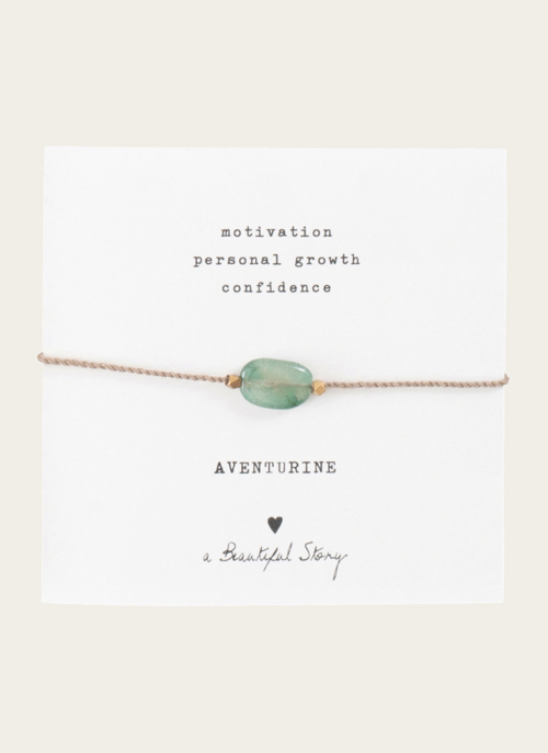 A Beautiful Story Armband Aventurijn | A Beautiful Story Cadeau Modeaccessoires |