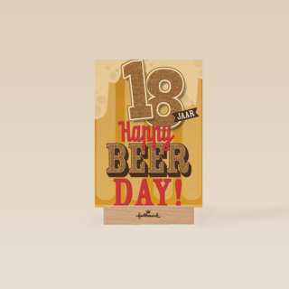 verjaardag leeftijden happy beer day 18