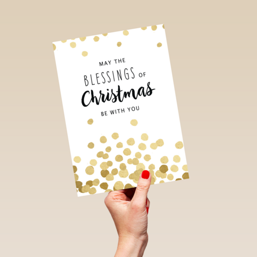 kerst blessings religieus
