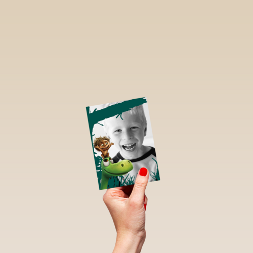 hoera voor een stoere jongen spot en arlo fotokaart