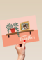 verhuisd kaart foto happy together