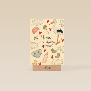 felicitatiekaart zwangerschap