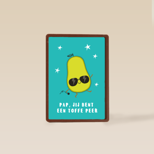 Pap jij bent een toffe peer