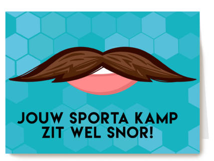 sporta op kamp kaart jouw sporta kamp zit wel snor
