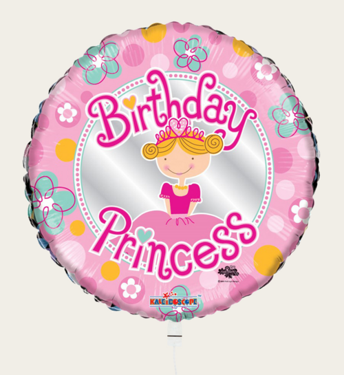 Ballon Birthday Princess Roze