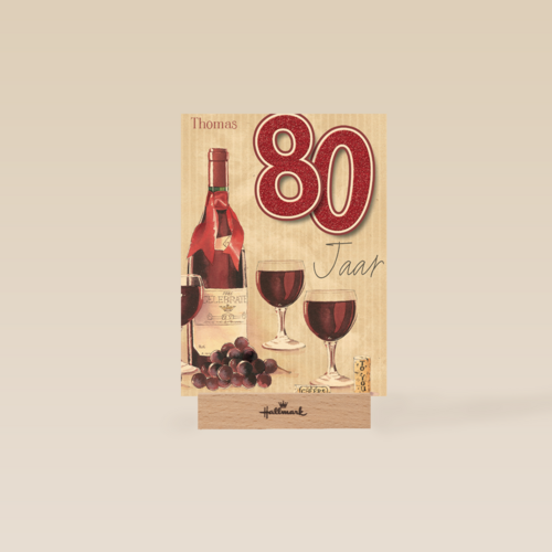verjaardag leeftijden rode wijn 80
