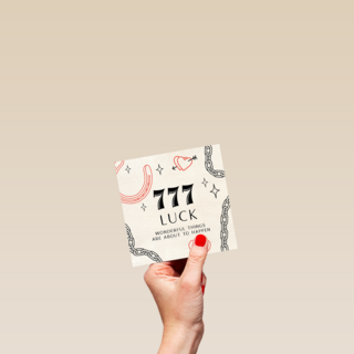 Angel Numbers 777 luck hip