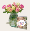 Brievenbus Bloemen Rozen Pastel Crush