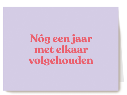 And C nog een jaar met elkaar volgehouden