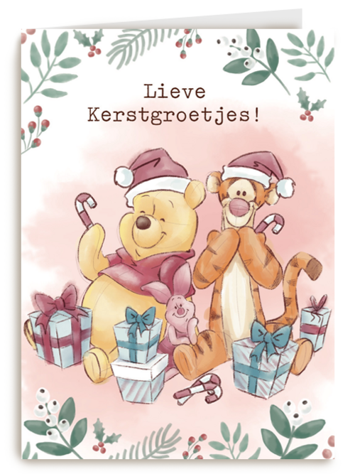 kerstkaart lieve kerstgroetjes