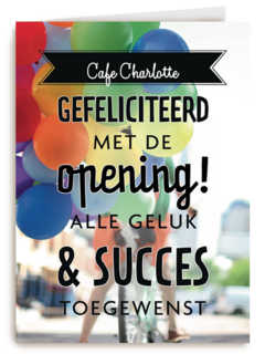 fiets met ballonnen