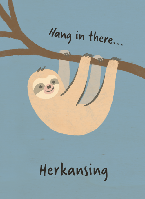 Houten Kaart Diploma Examenfeest | Houten Kaart Hallmark | Diploma Examenfeest | Geslaagd Hang In There Herkansing