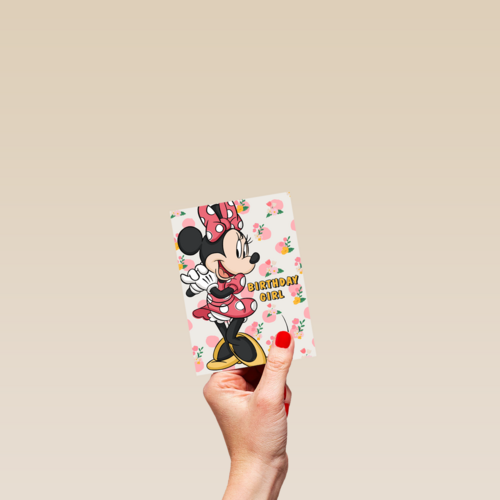 Verjaardagskaart Minnie Mouse Birthday Girl