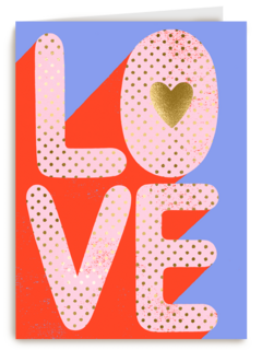 Liefde kaart L O V E