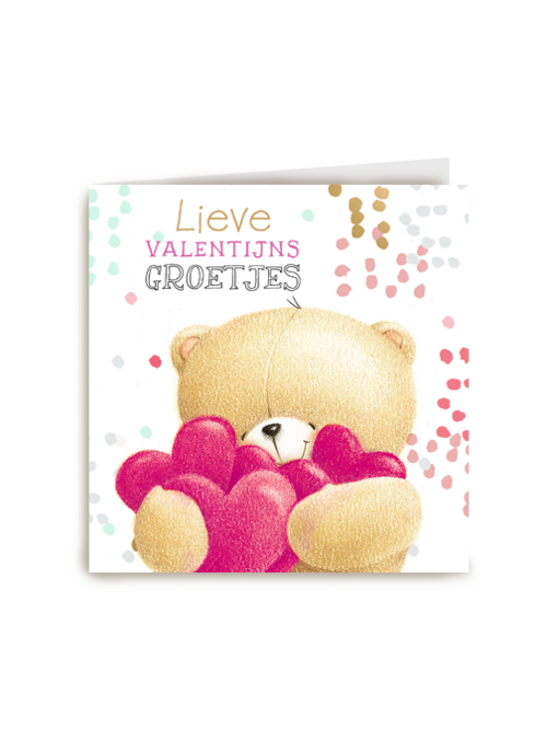 Kaart Hallmark | Valentijn | Valentijnkaart Lieve Valentijns Groetjes