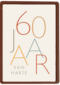 Stijlvolle verjaardagskaart 60 jaar van harte