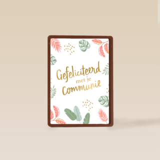 Gefeliciteerd met je communie floral