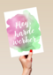 harde werker op aquarel