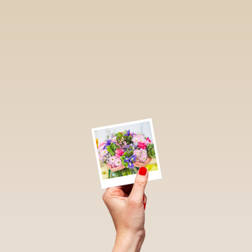 Felicitatiekaart mooi boeket met bloemen