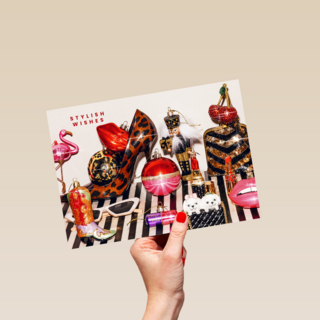 Vondels kaart stylish wishes