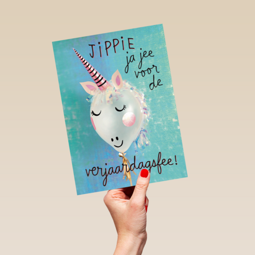 prodo design jippie ja jee voor de verjaardagfee