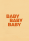 And C Baby Baby Baby kaart oranje