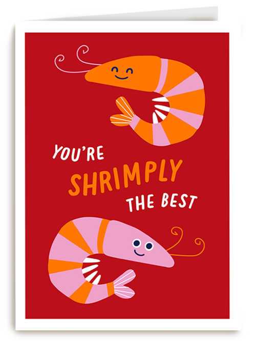 Kaart Hallmark | Vriendschap | Compliment Kaart You Are Shrimply The Best