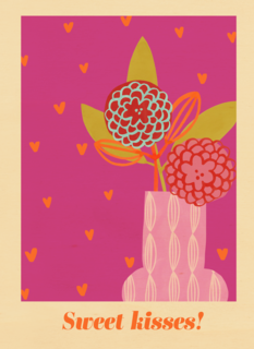 Valentijnskaart secret kisses