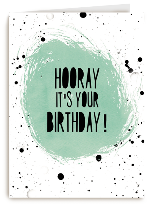 Verjaardagskaart Hallmark | Hooray Hooray Its Your Birthday