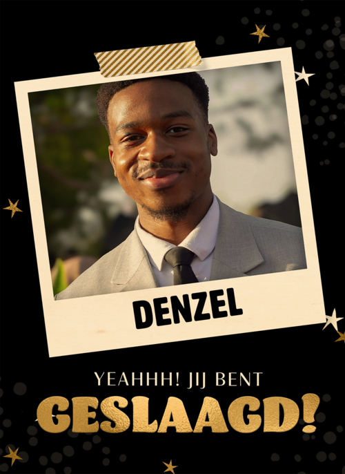 Houten Kaart Diploma | Houten Kaart Hallmark | Diploma | Geslaagd Yeahh Fotokaart